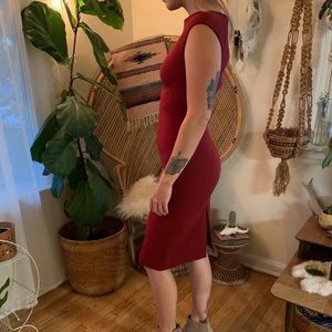 Zara Dresses - Form-fitting red cocktail dress from Zara Zara Dresses - Form-fitting red cocktail dress from Zara